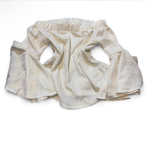 Metallic Off Shoulder Top - Picture 5 of 16